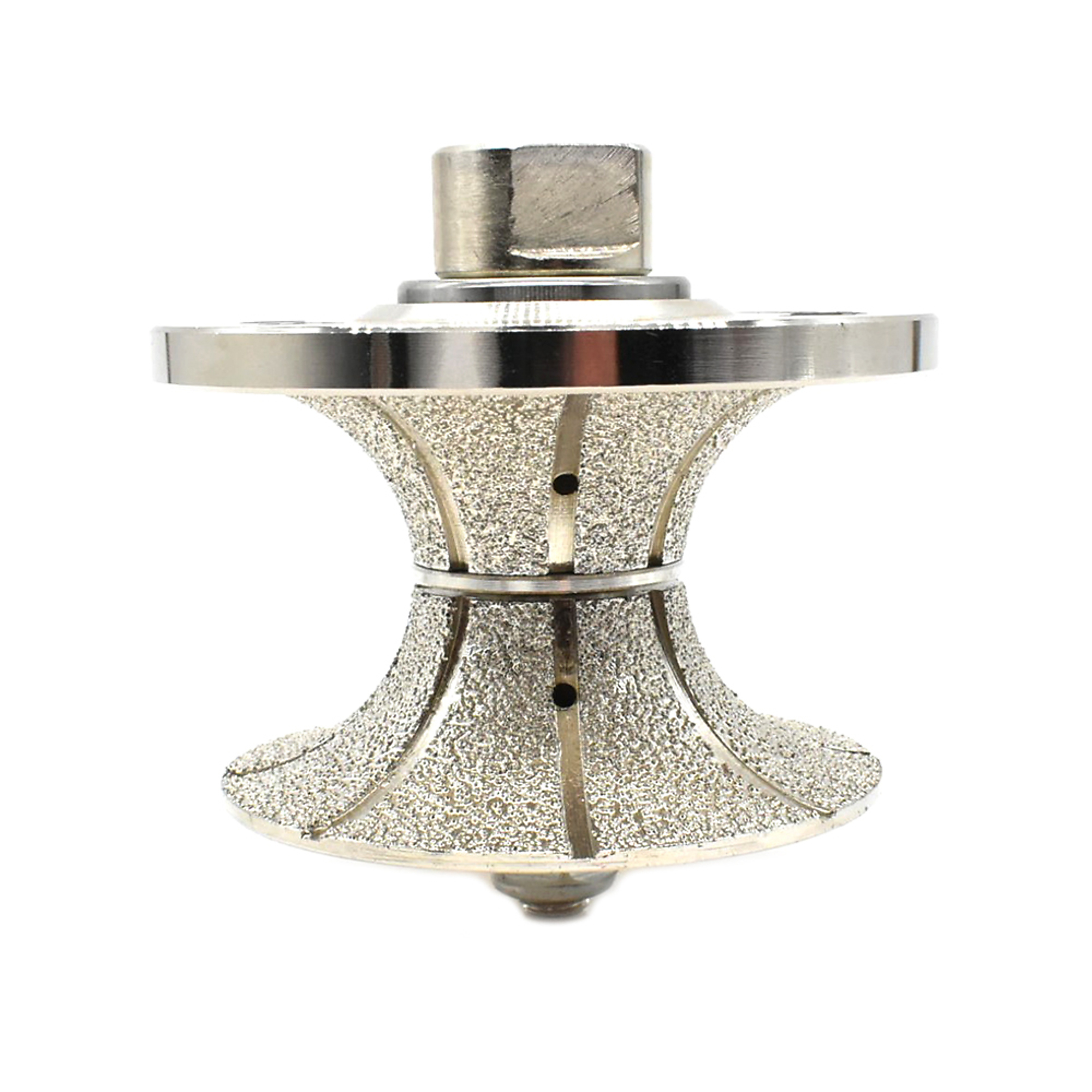 Specialty Diamond V50FBPW 2 Inch Full Bullnose Vacuum Brazed Diamond Profile Wheel with 5/8 Inch-11 Female Threads
